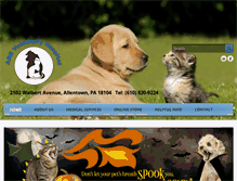 Tablet Screenshot of abeveterinaryhospital.com